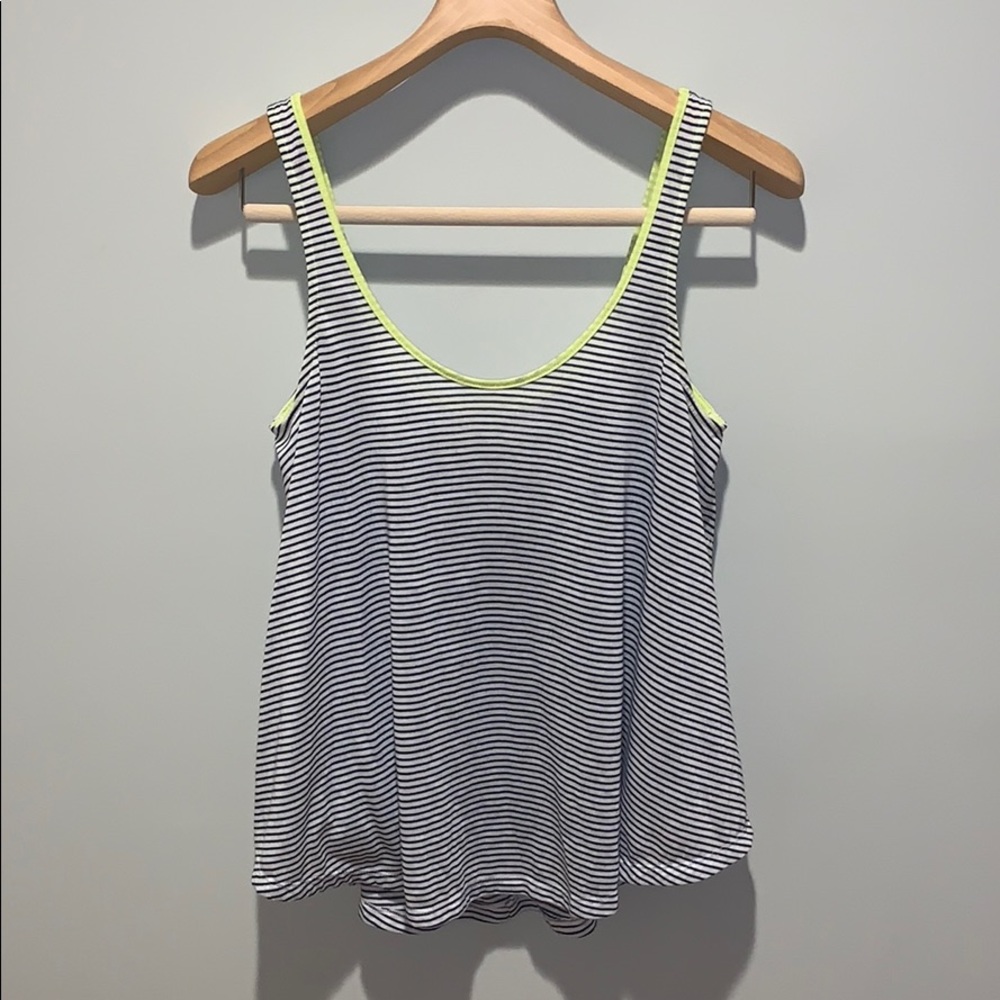 Striped Navy American Eagle Tank
